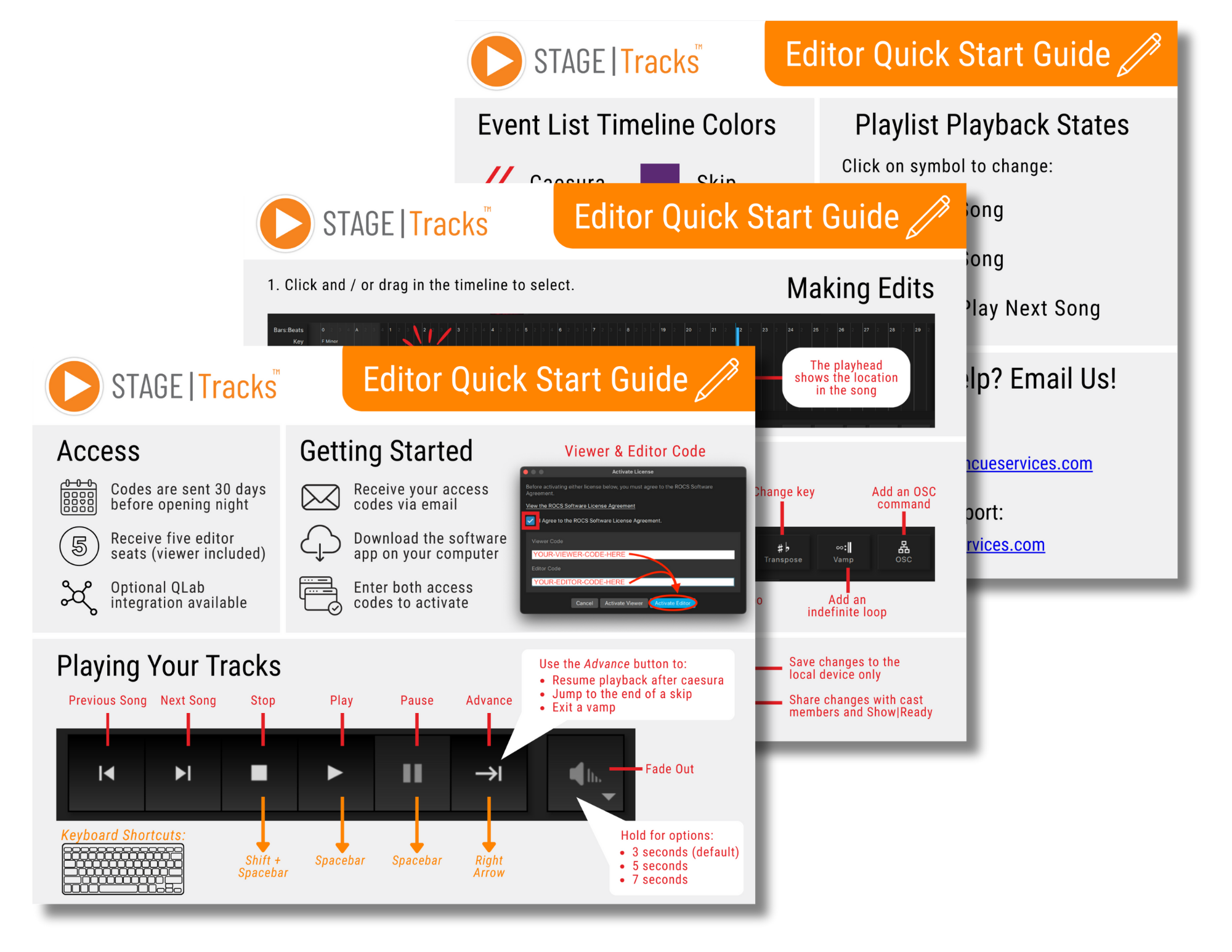 Stage|Tracks Quick Start Guide - Right on Cue Services Right on Cue ...